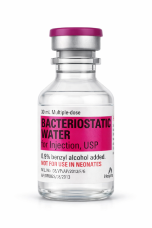 Hospira Bacteriostatic Water 30mL sterile vial for research